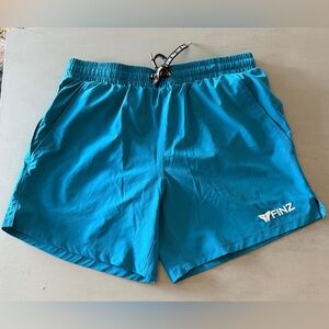 Men’s Athletic Swim Shorts in Teal